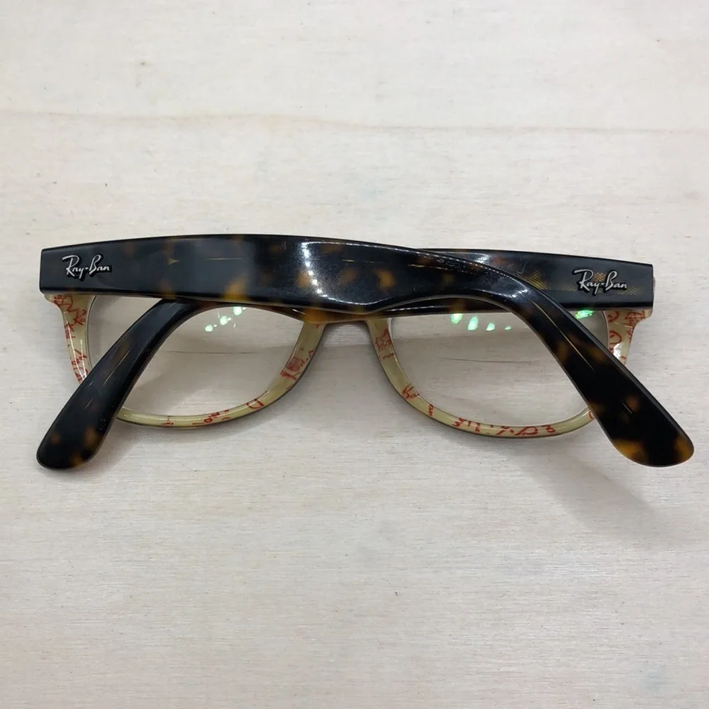 Ray Ban RB 5184 52 18 145 WAYFARER  Glasses Tortoise FRAMES ONLY Logo on Inside.